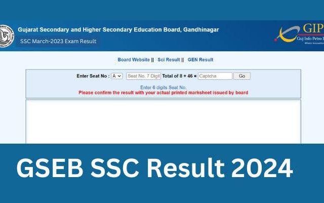 रिजल्ट – गुजरात बोर्ड: लंबे इंतजार के बाद गुजरात बोर्ड (GSEB) ने आज 10 वीं का परिणाम घोषित कर दिया।